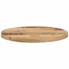 vidaXL Tafelblad rond &Oslash; 60x3,8 cm massief ruw mangohout