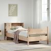 vidaXL Bedframe zonder matras massief grenenhout 75x190 cm