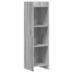 vidaXL Boekenkast Grijs Sonoma 30 x 30 x 111 cm Bewerkt hout