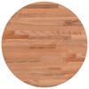 vidaXL Tafelblad rond &Oslash;40x4 cm massief beukenhout