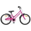 vidaXL Kinderfiets 24 Inch voor 8-12 jaar oud Roze Zwart