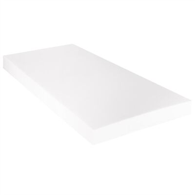 vidaXL Bed met LED en matras jute donkergrijs 90x200 cm
