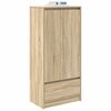 vidaXL Kast met lade 55,5x34x119,5 cm spaanplaat sonoma eikenkleurig