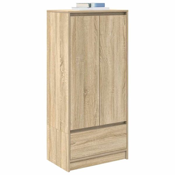 vidaXL Kast met lade 55,5x34x119,5 cm spaanplaat sonoma eikenkleurig