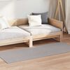 vidaXL Vloerkleden HUARTE Cr&egrave;me en Taupe 200 x 80 cm Polyester