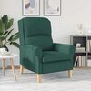 vidaXL Fauteuil Donkergroen 76 x 94 x 102 cm Stof