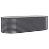 vidaXL Plantenbak 249x100x68 cm gegalvaniseerd staal antracietkleurig