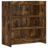 vidaXL Dressoir Gerookt eiken 75 x 36 x 80 cm Bewerkt hout