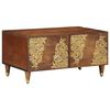 vidaXL Salontafel Honingbruin 80 x 50 x 40 cm Massief Mango Hout