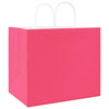 vidaXL Papieren zakken 250 st met hengsels 32x22x28 cm roze