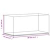 vidaXL Vitrine transparant 30x15x14 cm acryl