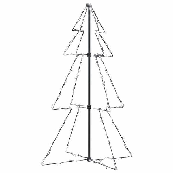 vidaXL Kegelkerstboom 160 LED's binnen en buiten 78x120 cm