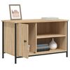 vidaXL Tv-meubel 80x40x50 cm bewerkt hout sonoma eikenkleurig