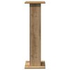 vidaXL Speakerstandaards 2 st 30x30x95 cm hout artisanaal eikenkleurig