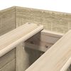 vidaXL Bedframe zonder matras hout sonoma eikenkleurig 75x190 cm