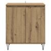 vidaXL Dressoir Artisan Eiken 60 x 35 x 70 cm Bewerkt hout