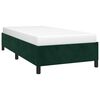 vidaXL Bedframe zonder matras 90x190 cm fluweel donkergroen