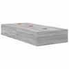 vidaXL Opbergbedframe met lade Grijs Sonoma 75 cm Bewerkt hout