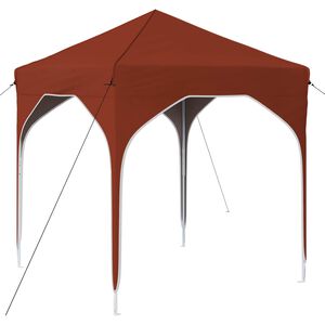 vidaXL Pop-up partytent 194 x 194 x 245 cm Terracotta