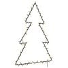 vidaXL Kerstverlichting kerstboom silhouet 115 LEDs warm wit