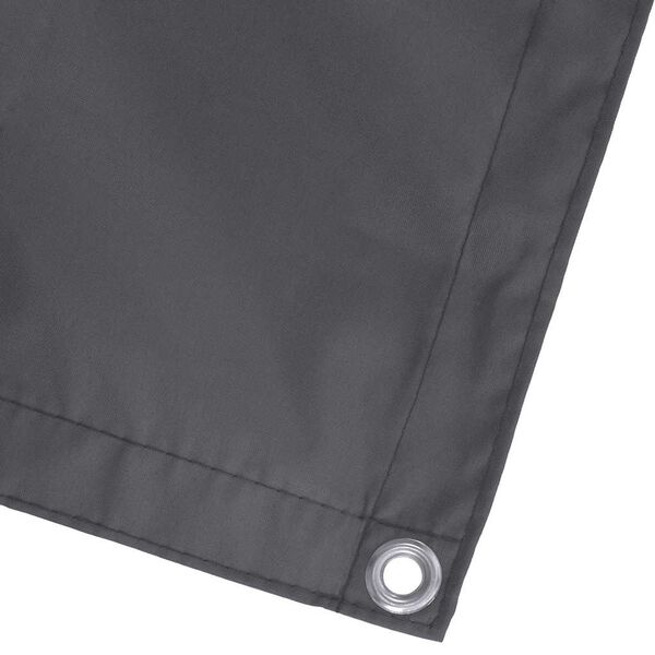 vidaXL Balkonscherm 90x1000 cm 100% oxford polyester antracietkleurig