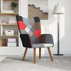 vidaXL Relaxstoel patchwork stof