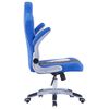 vidaXL Gamestoel kunstleer blauw