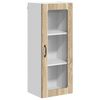 vidaXL Wandglas cabinet LUCCA Sonoma Eiken 40 x 31 x 100 cm