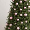 vidaXL 111-delige Kerstballenset polystyreen roze