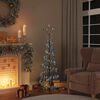 vidaXL LED-kerstboom met kerstballen 100 LED's warm wit 150 cm