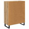 vidaXL Dressoir met lade Artisan Eiken 69,5 x 34 x 90 cm