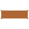 vidaXL Zonneschaduwzeil Oranje en Bruin 6 x 2 m 100% Polyester Oxford