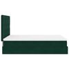 vidaXL Ottoman bed met matrassen en LED's 140x200cm fluweel