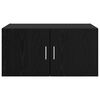vidaXL Wandkast Zwart eiken 80 x 42.5 x 40 cm Bewerkt hout