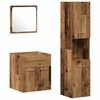 vidaXL Badkamermeubelset 4 st Oud Hout 41 x 38,5 x 46 cm Bewerkt hout