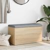 vidaXL Opbergbank Sonoma eiken 82x42x45 cm bewerkt hout