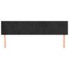 vidaXL Hoofdborden 2 st 100x5x78/88 cm fluweel zwart