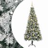 vidaXL Kunstkerstboom met kerstbal 120 cm 150 LED's Warmwit