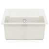 vidaXL Wasbak Wit 780 x 500 mm 80% Kwarts en 20% Hars