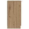 vidaXL Schoenenkast 29,5x35x70 cm bewerkt hout artisanaal eikenkleur