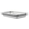 vidaXL Gastronormbakken 4 st GN 1/1 40 mm roestvrij staal
