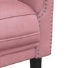 vidaXL Fauteuil fluweel roze