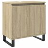 vidaXL Badkamerkast 58x33x60 cm bewerkt hout sonoma eikenkleurig