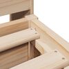 vidaXL Bedframe zonder matras massief grenenhout 180x200 cm