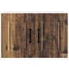 vidaXL Keukenkast met plank 2 pcs Oudhout 60 x 31 x 40 cm Bewerkt hout