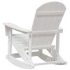 vidaXL Adirondack Schommelstoel Wit 92 x 73,5 x 92 cm HDPE