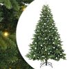 vidaXL Kunstkerstboom met 300 LED met standaard Groen 240 cm PE en PVC