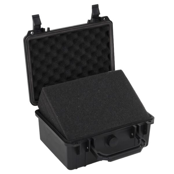 vidaXL Flightcase draagbaar 24x19x11 cm PP zwart