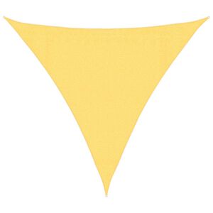 vidaXL Zonnescherm HDPE driehoekig 3,6x3,6x3,6 m beige