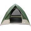 vidaXL Camping Tent met dak met opslag Groen 275 x 230 x 140 cm taft